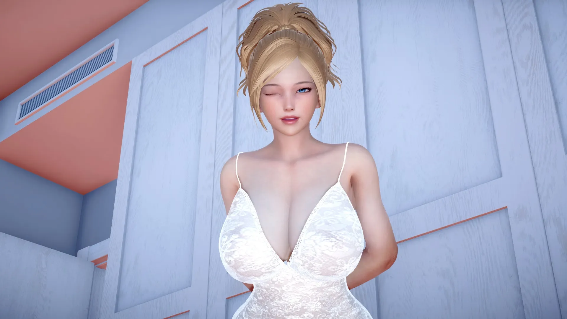 The Secret of Mom and Me: Remake gameplay screenshot 1 (Ren'Py adult game) by Mr.I.Game – free download