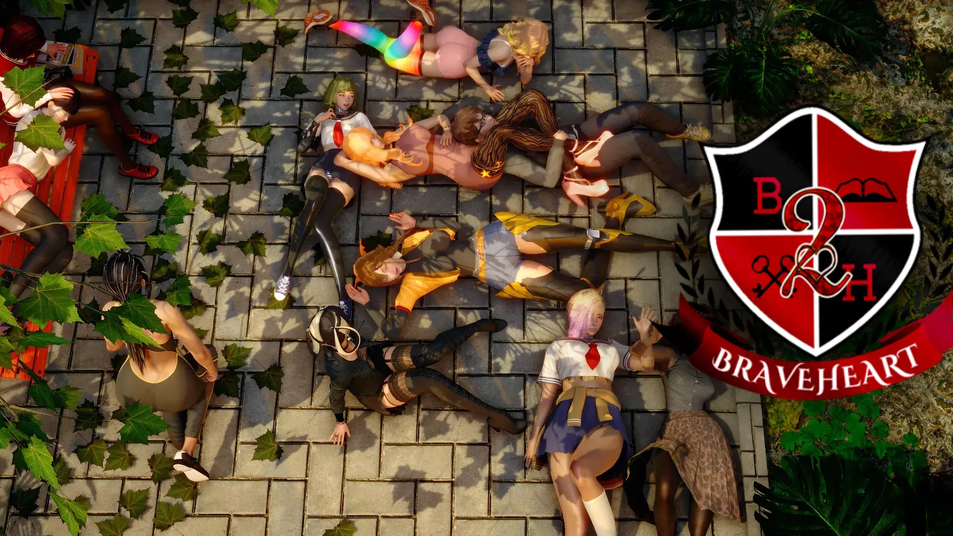 Braveheart Academy 2 cover 0.5.1 – Ren'Py adult game by Chrys free download