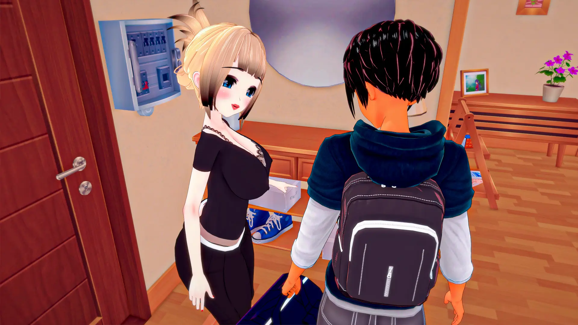 We Need Money gameplay screenshot 2 (Ren'Py adult game) by Naughty Gamer Studio – free download