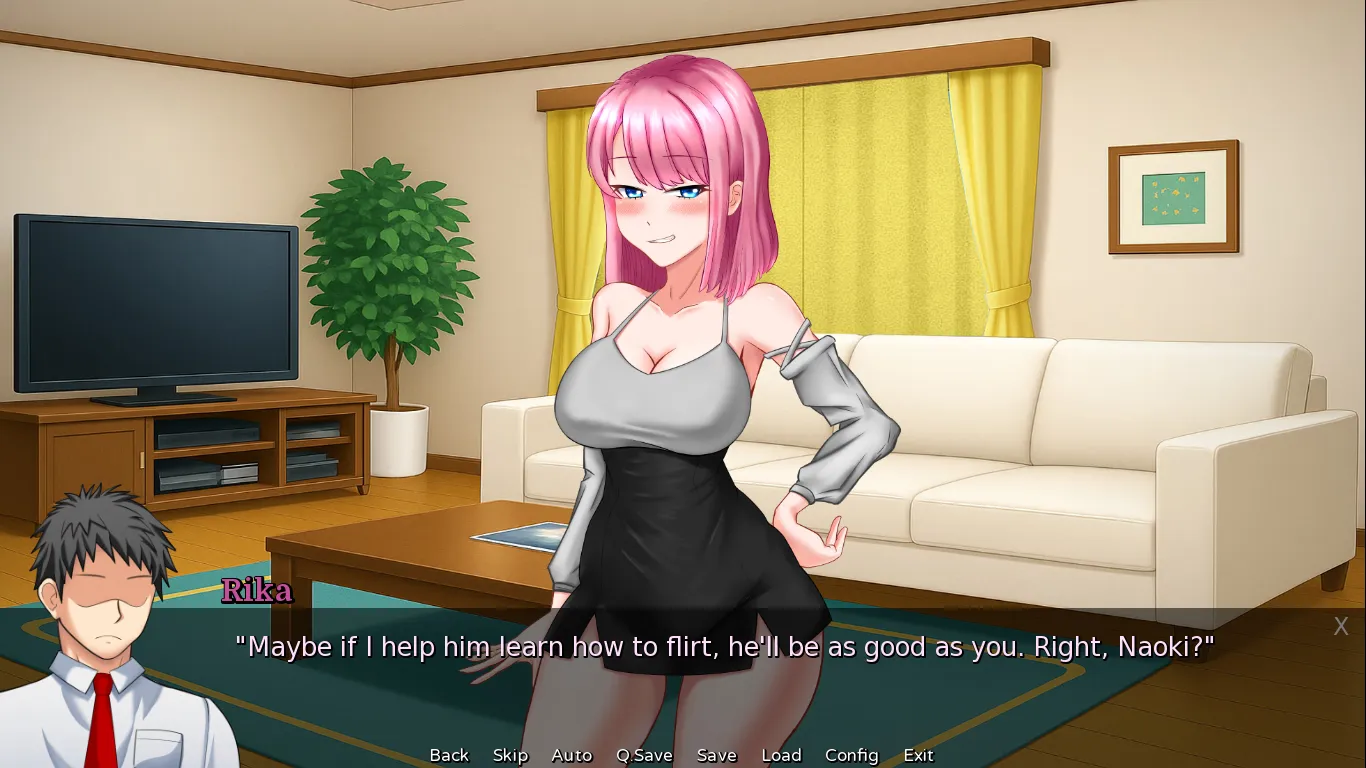 Rika’s Lustful Duty gameplay screenshot 2 (Ren'Py adult game) by Netoraku – free download