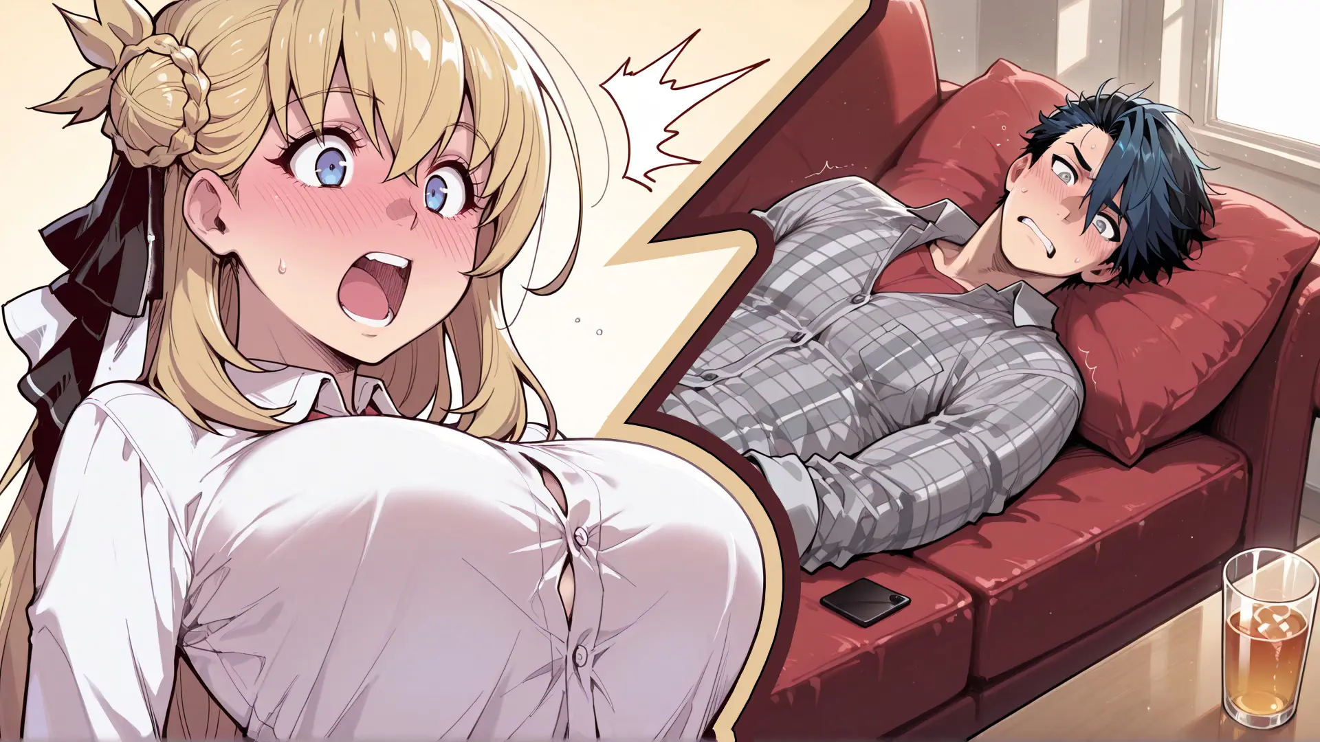 Pour Judgement gameplay screenshot 7 (Ren'Py adult game) by TheBingusCollective – free download