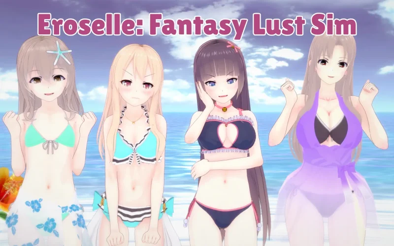 Eroselle Fantasy Lust Sim cover 0.2.1 – Ren'Py adult game by Lust Works Studio free download