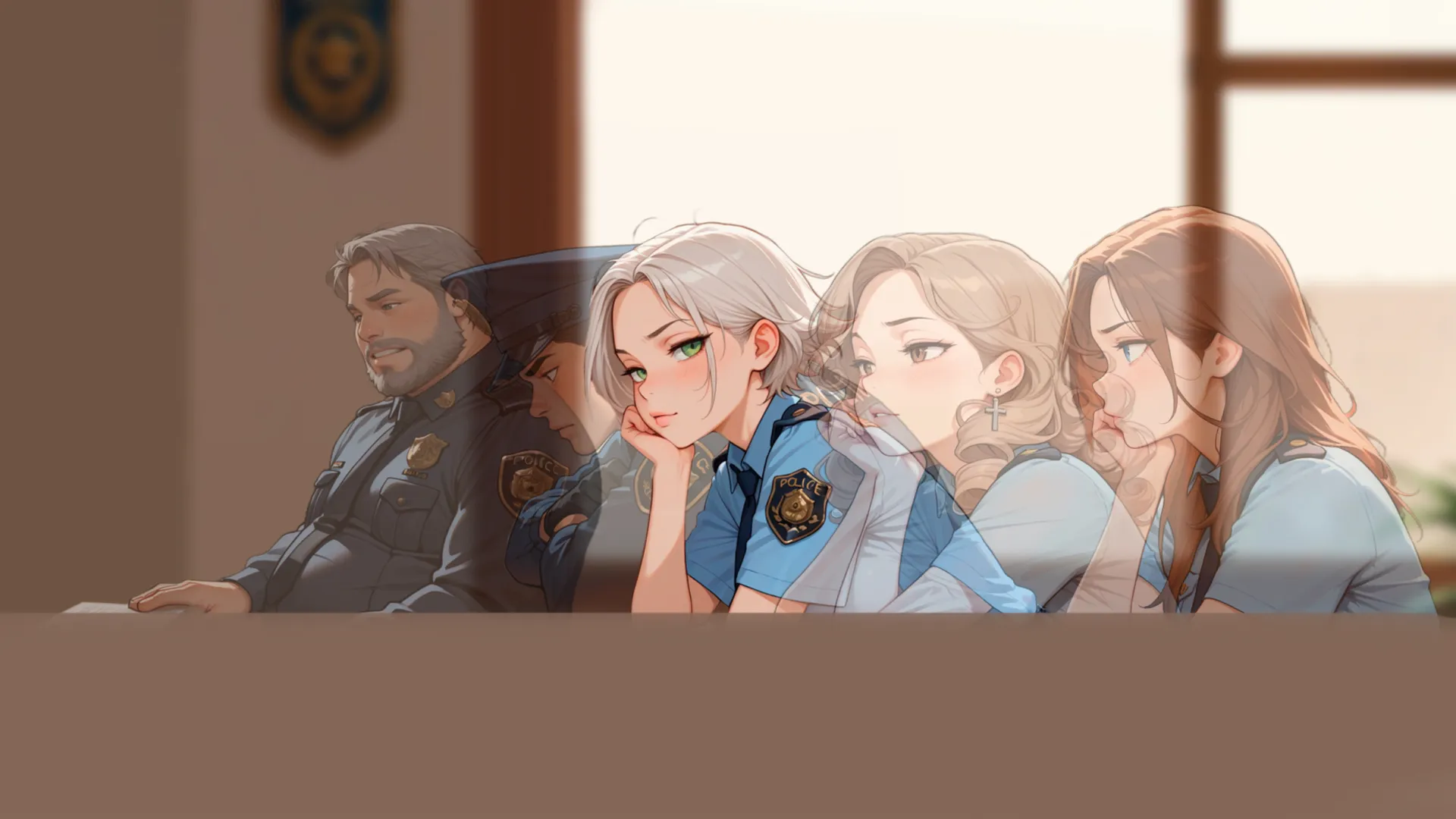 Cops and Vices gameplay screenshot 2 (Ren'Py adult game) by BrownHair – free download
