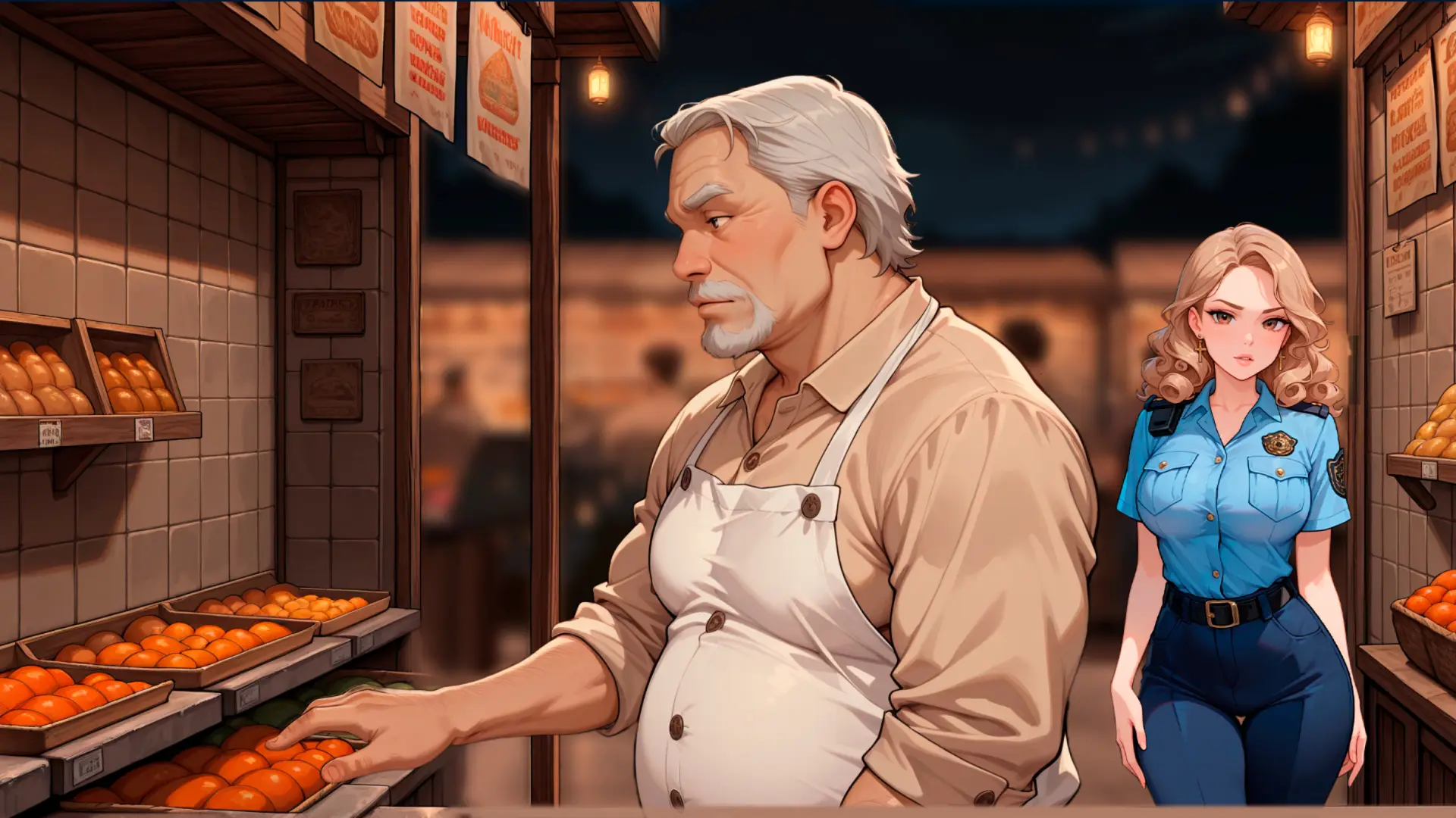 Cops and Vices gameplay screenshot 4 (Ren'Py adult game) by BrownHair – free download