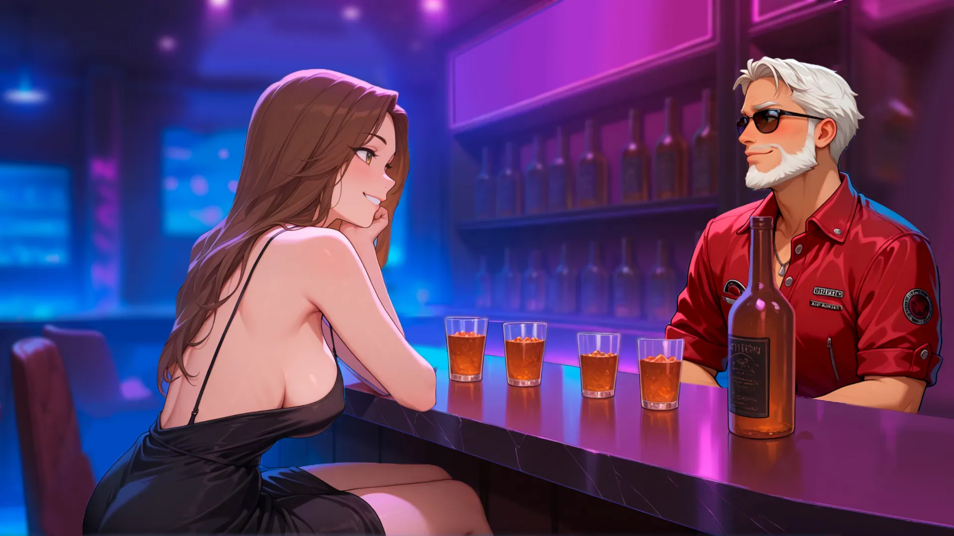 Cops and Vices gameplay screenshot 7 (Ren'Py adult game) by BrownHair – free download
