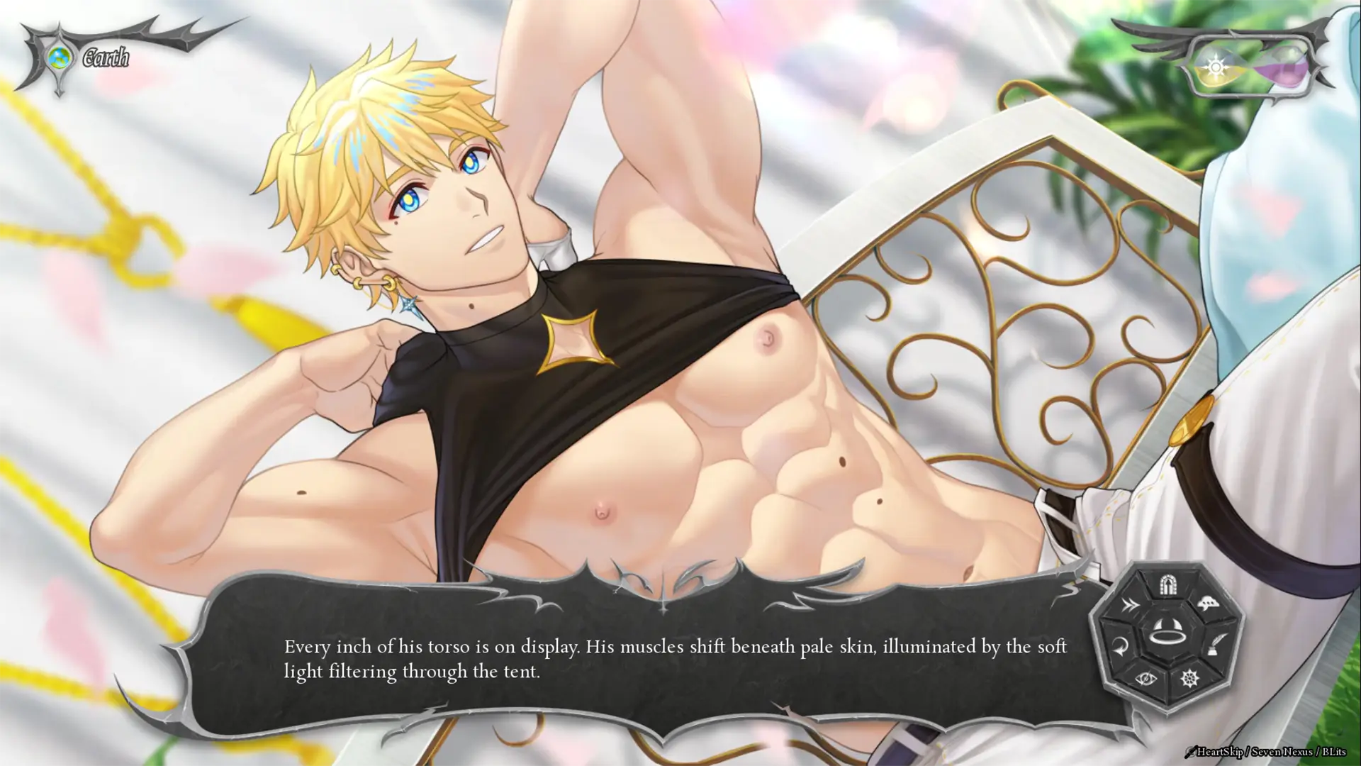 Seven Nexus gameplay screenshot 6 (Ren'Py adult game) by Heartskip Games – free download