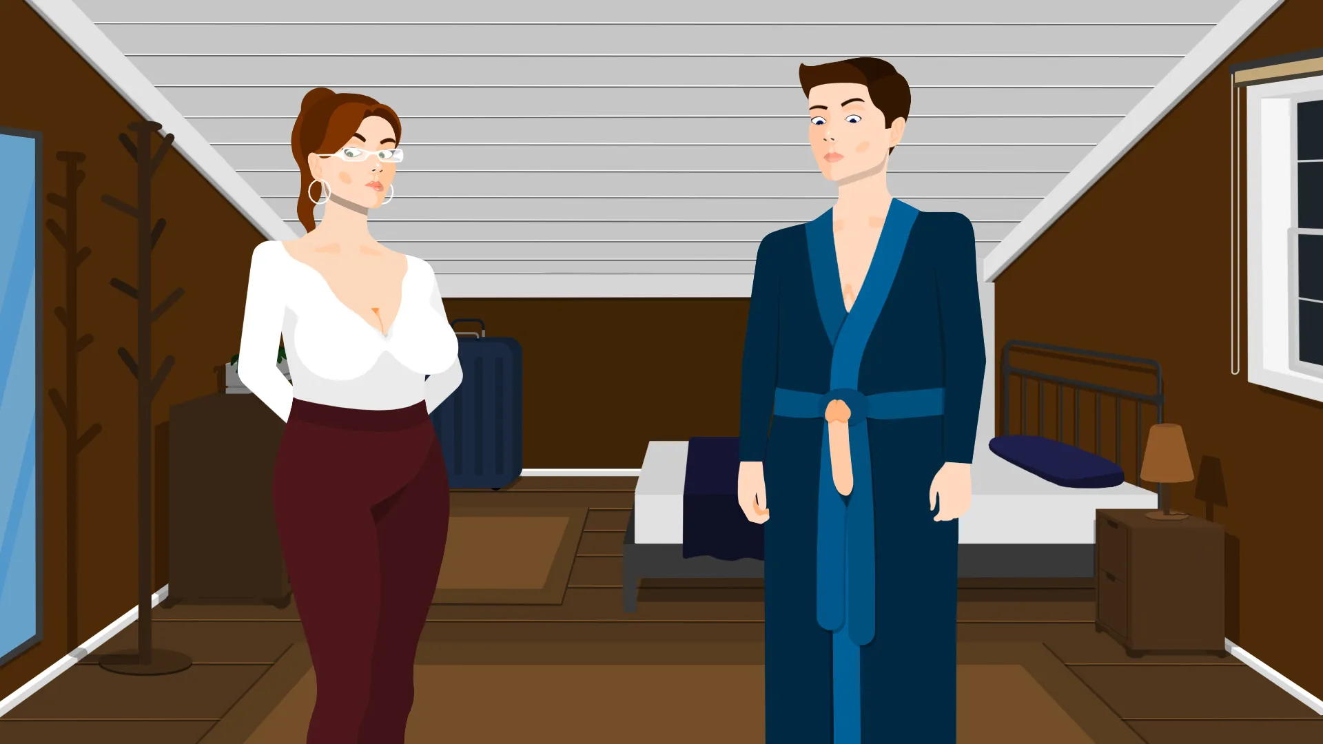 Quite a Ride gameplay screenshot 5 (Ren'Py adult game) by ColdOctos – free download