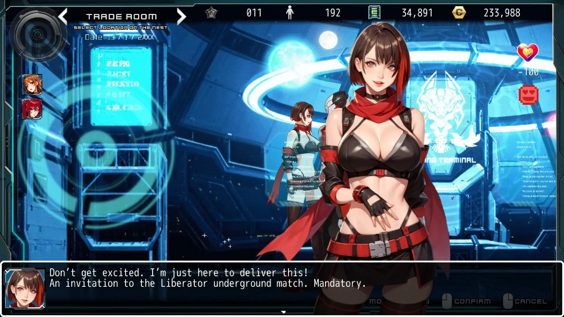 BATTLERCORE: TEAM BLAZER gameplay screenshot 10 (Others adult game) by SCARLET-G – free download