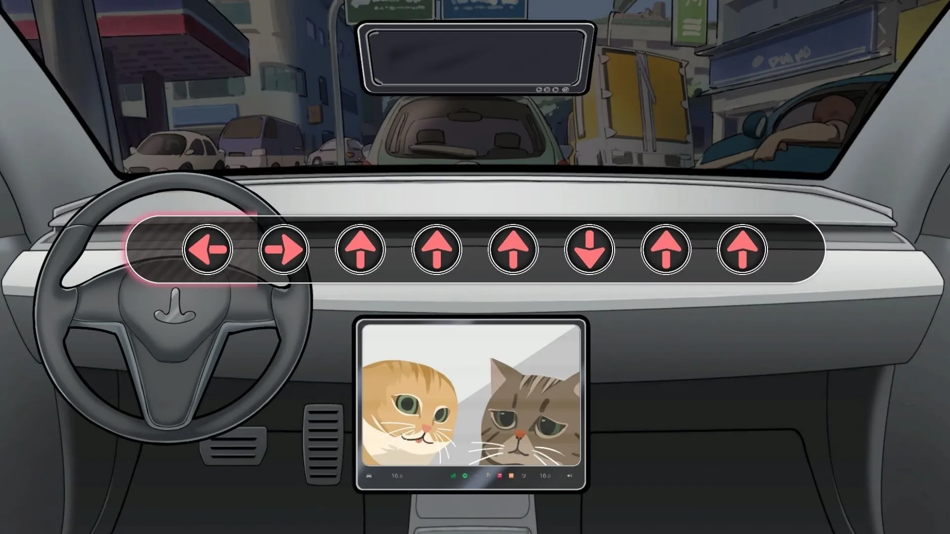 Ride Me, Taxi Driver gameplay screenshot 1 (Unity adult game) by WorkNite Games Webpage – free download