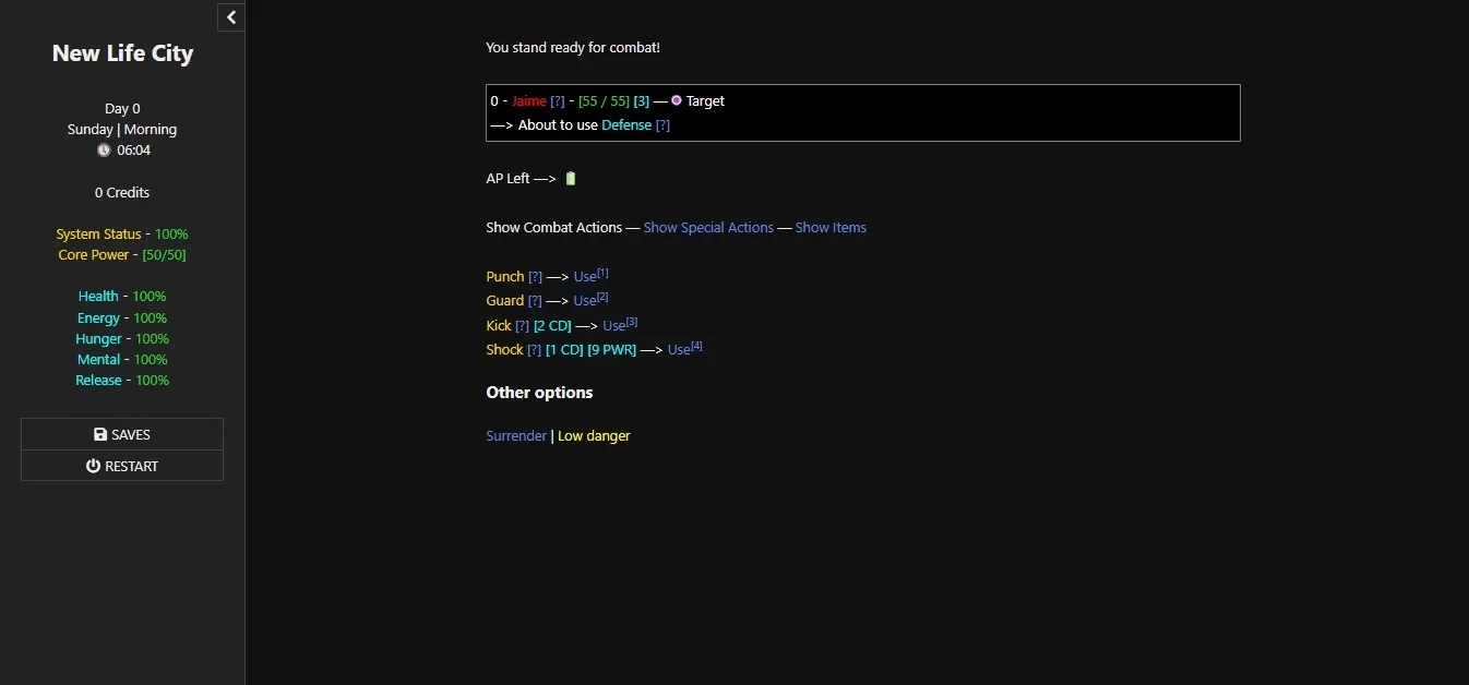 New Life City gameplay screenshot 1 (HTML adult game) by Meimeei – free download