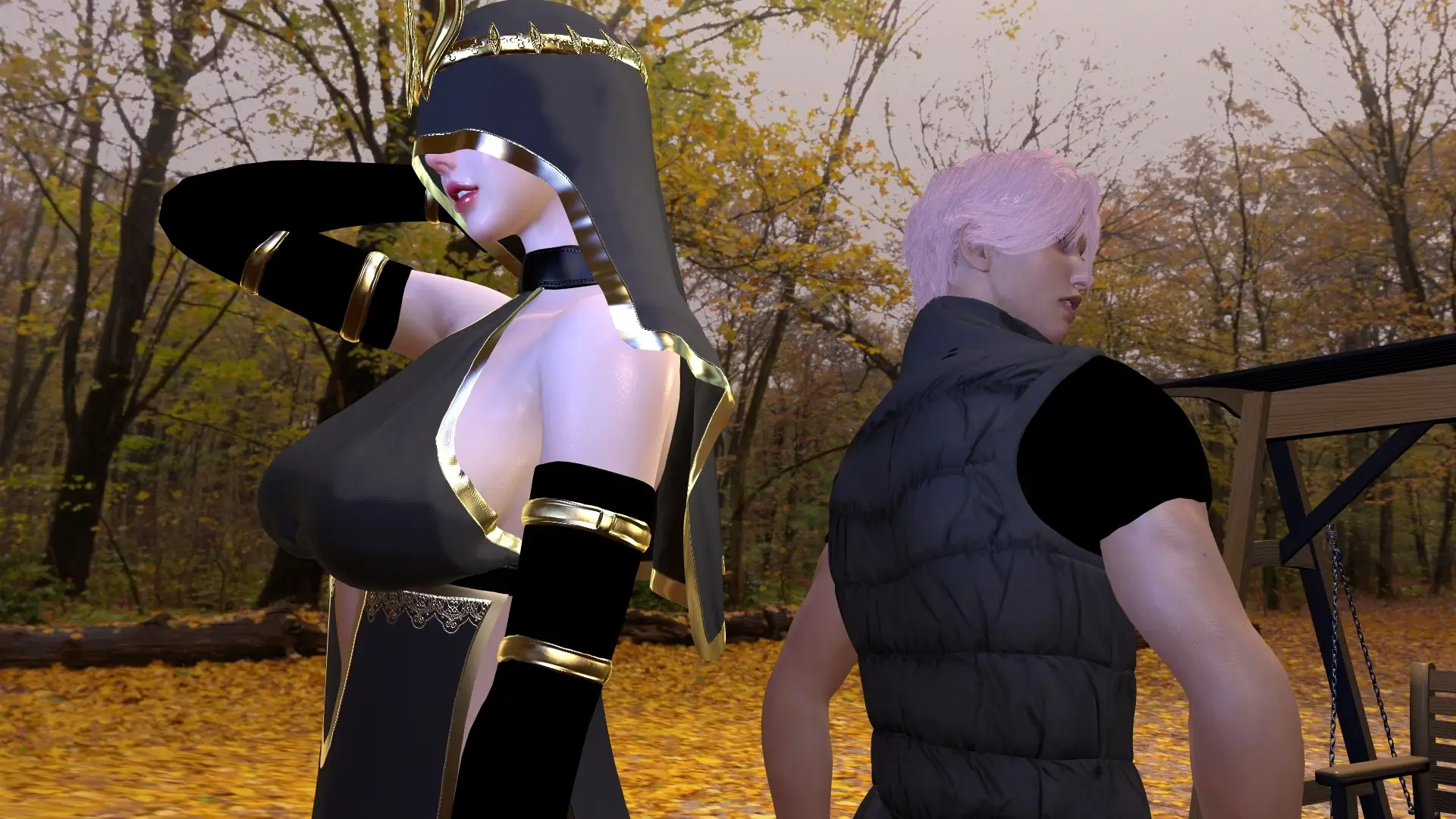 Harem x Family gameplay screenshot 6 (Ren'Py adult game) by Patreon – free download
