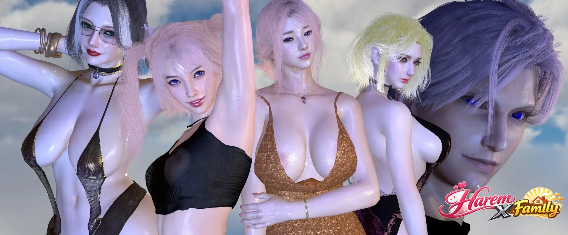 Harem x Family cover Chapter 2 - Part 1 – Ren'Py adult game by Patreon free download
