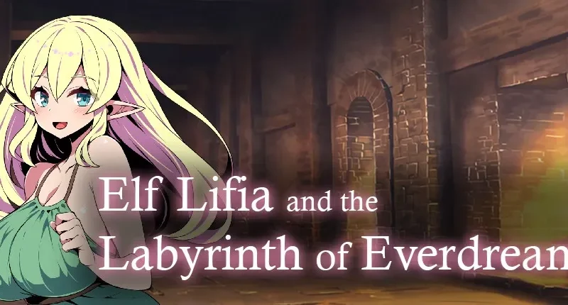 Elf Lifia and the Labyrinth of Everdream cover 1.0 – RPGM adult game by kagurado free download