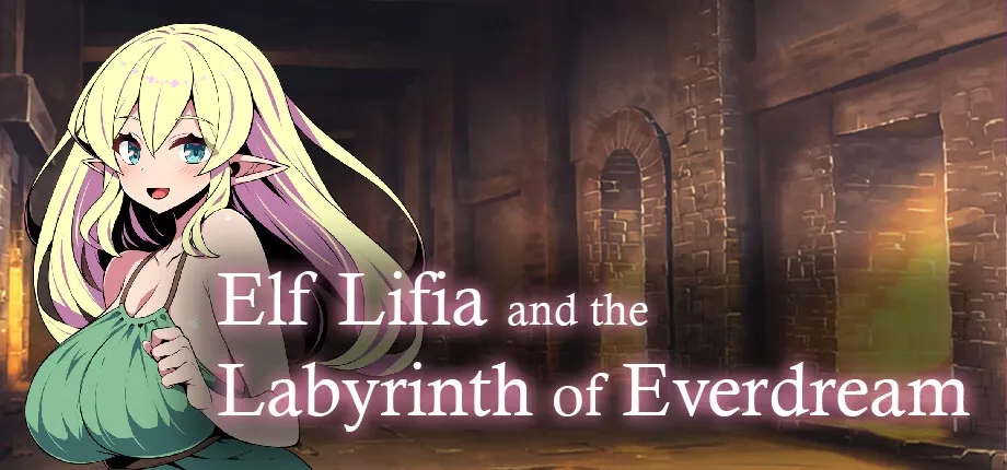 Elf Lifia and the Labyrinth of Everdream cover 1.0 – RPGM adult game by kagurado free download