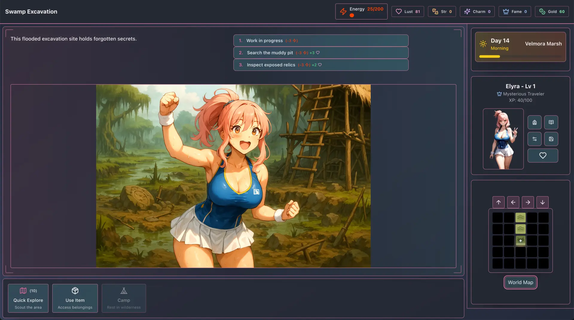 Elyra: Eden of Sins gameplay screenshot 5 (Others adult game) by Shaste – free download