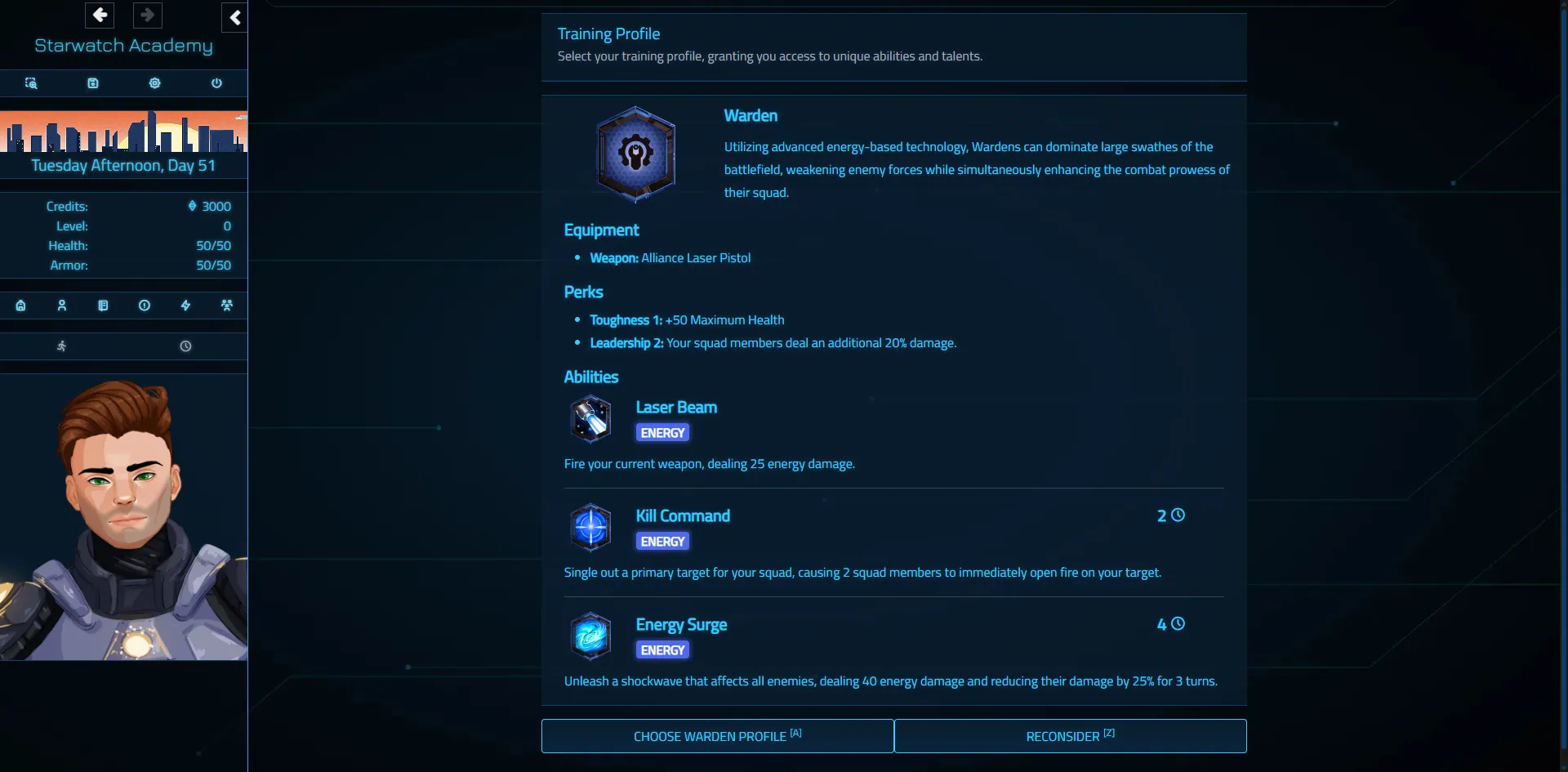 Starwatch Academy gameplay screenshot 4 (HTML adult game) by Jaded Dreams – free download