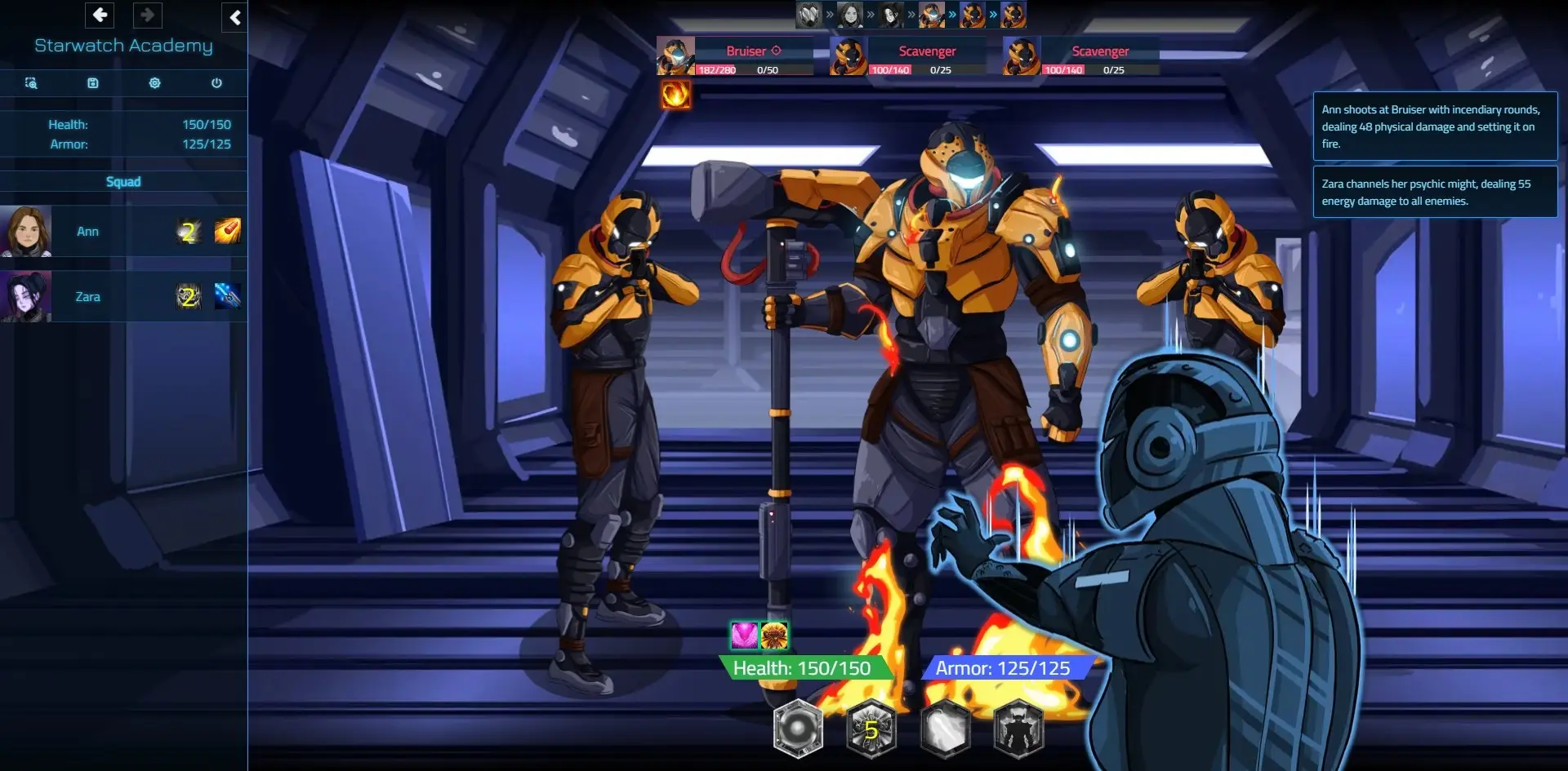 Starwatch Academy gameplay screenshot 1 (HTML adult game) by Jaded Dreams – free download