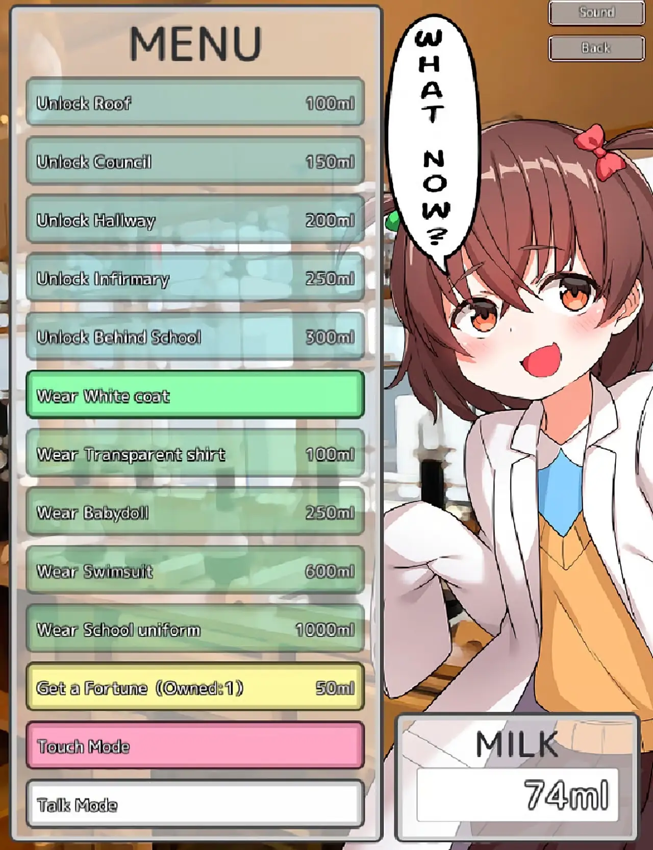 Hypno Academy gameplay screenshot 5 (Unity adult game) by Little Shop/ChoiR – free download