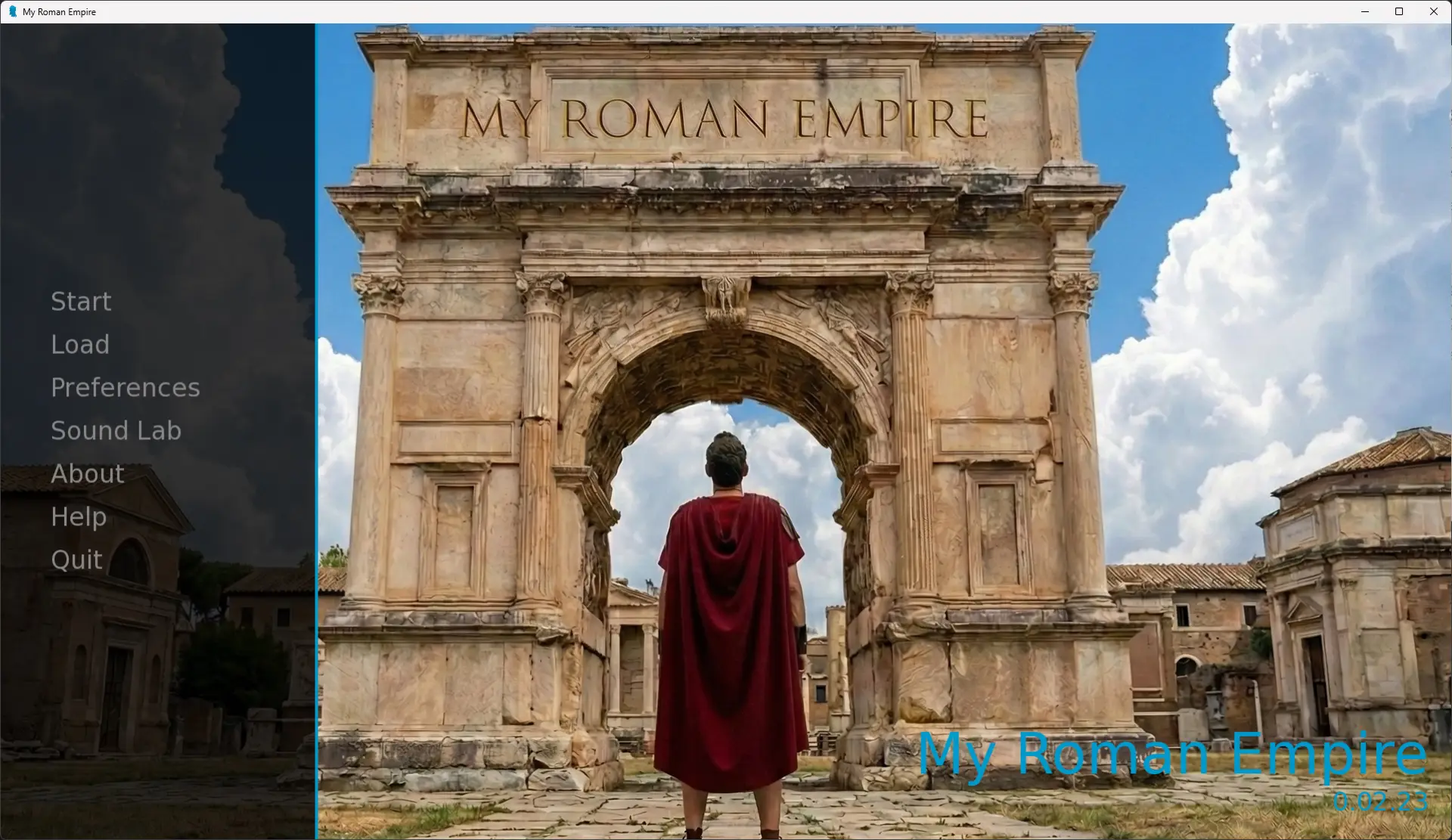 My Roman Empire gameplay screenshot 1 (Ren'Py adult game) by Tiki_Games – free download