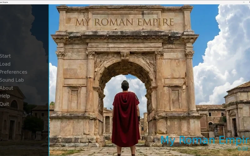 My Roman Empire cover 0.02.23 – Ren'Py adult game by Tiki_Games free download
