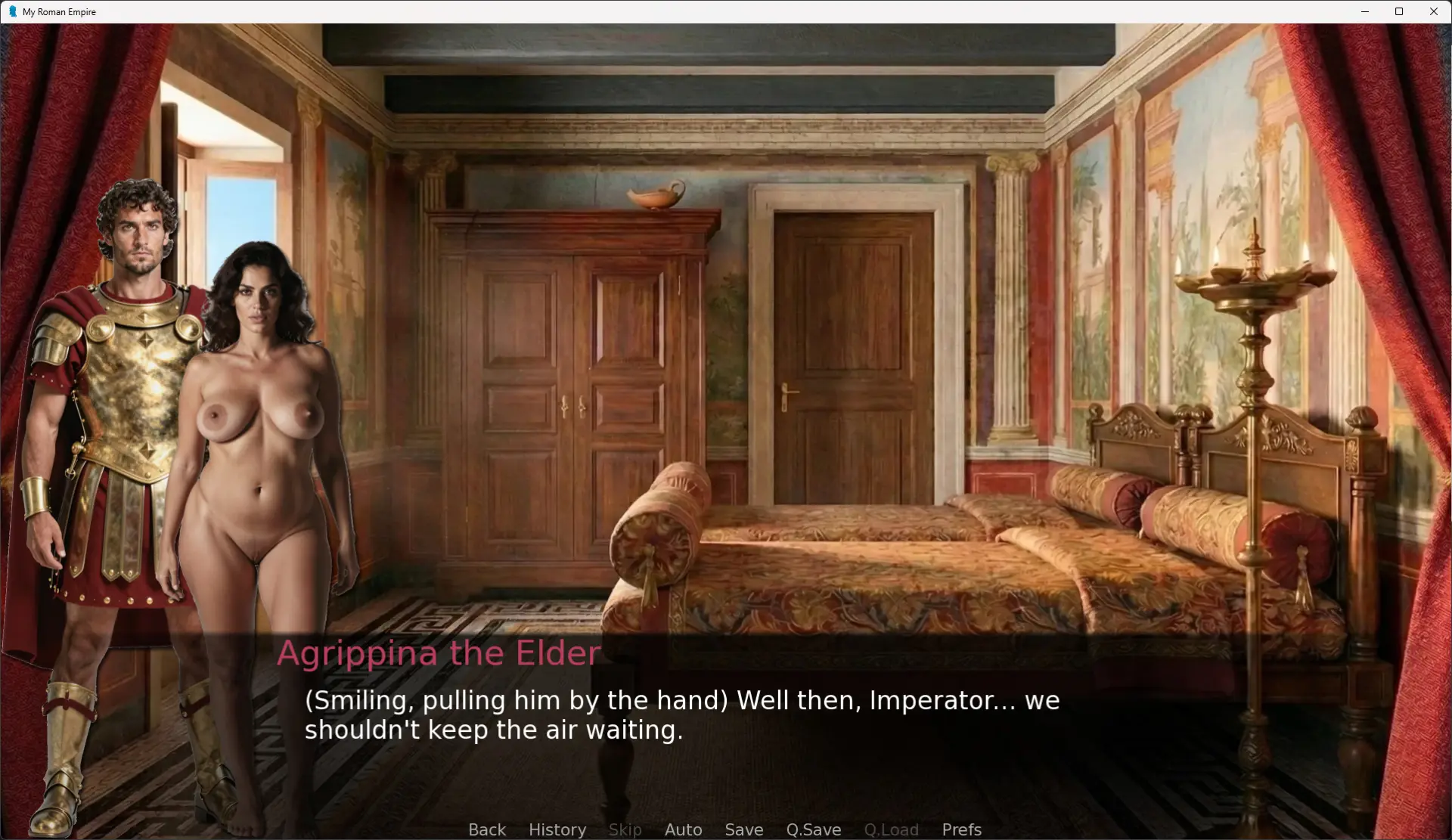 My Roman Empire gameplay screenshot 2 (Ren'Py adult game) by Tiki_Games – free download