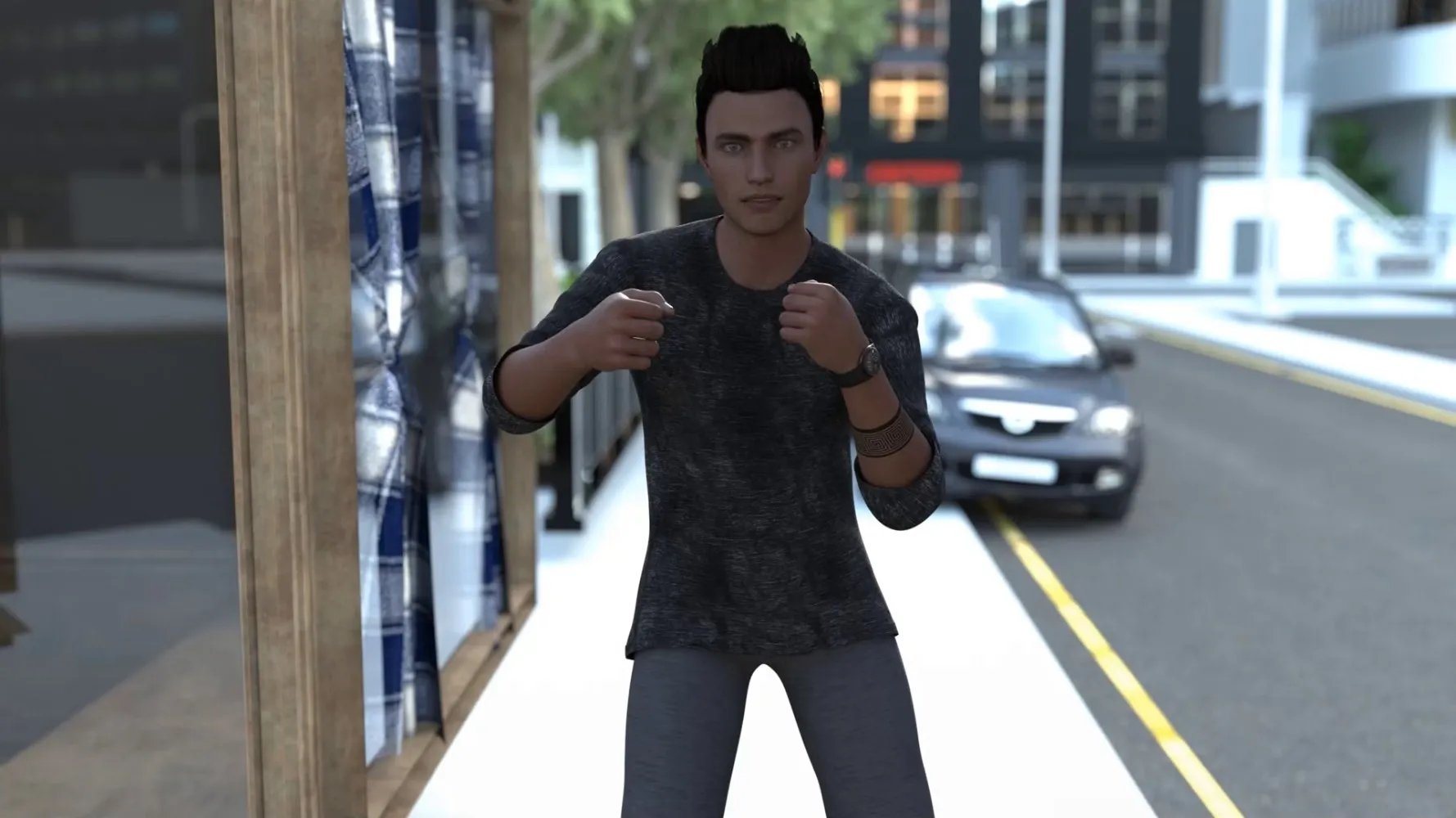 Locked Feelings gameplay screenshot 2 (Ren'Py adult game) by Candy Shark – free download