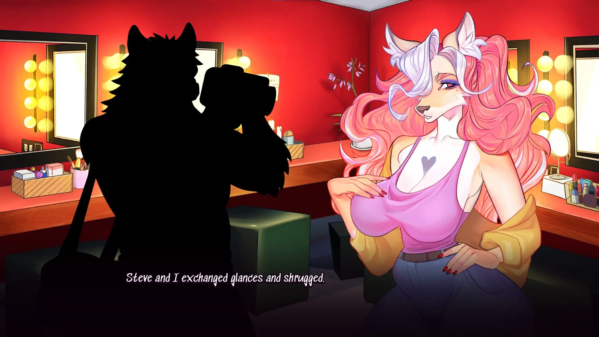 Furry Superstar gameplay screenshot 5 (Ren'Py adult game) by Dirty Fox Games – free download