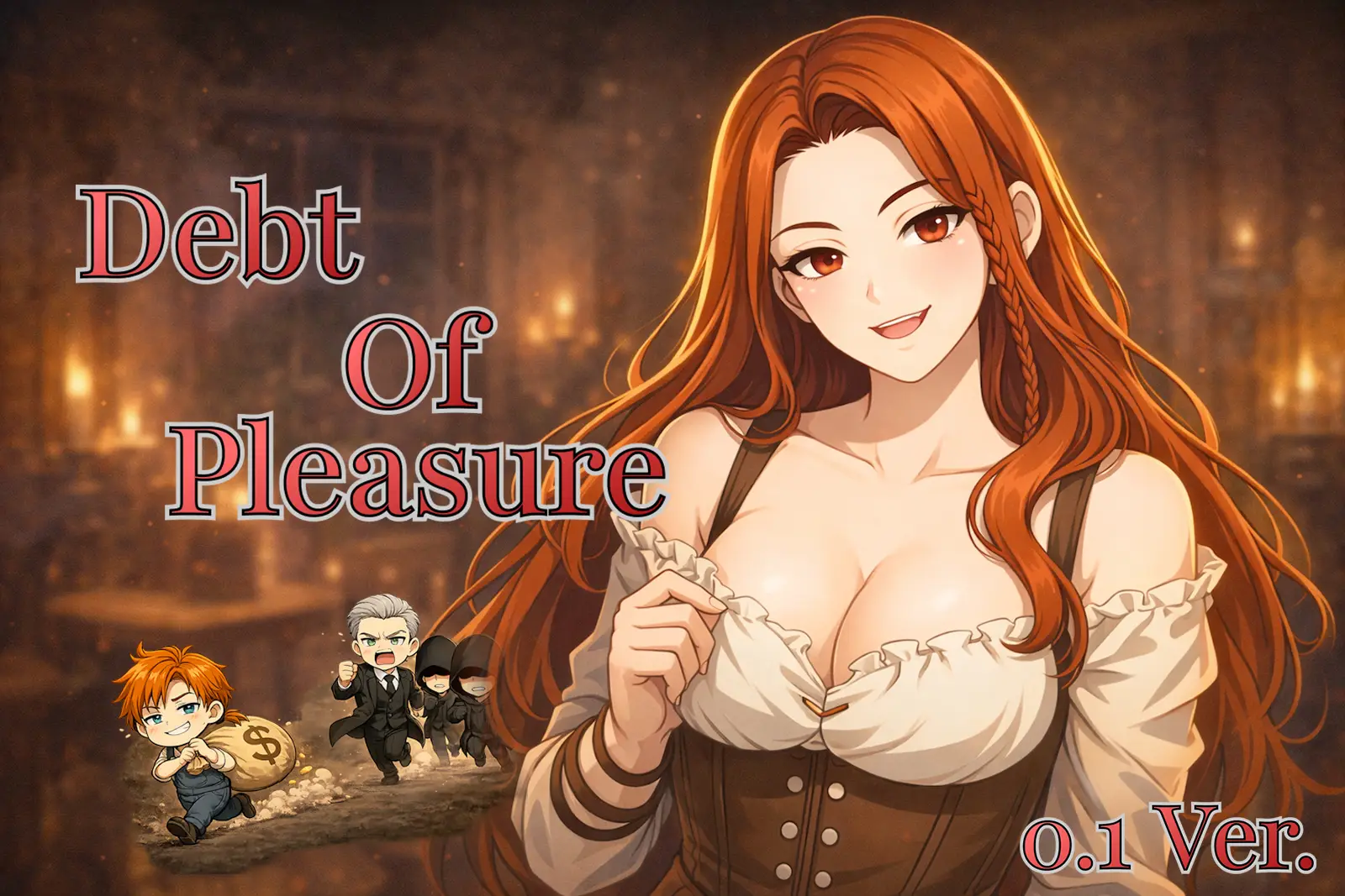 Debt Of Pleasure cover 0.1 – Ren'Py adult game by Sali-sensei free download