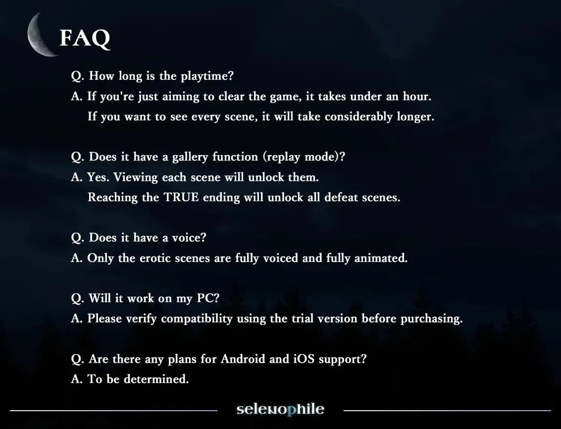 selenophile gameplay screenshot 4 (Others adult game) by hyper-mind Graphics – free download