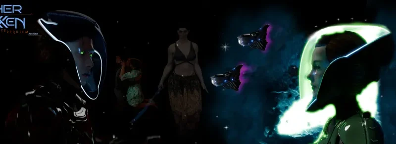 Aether HeXXen- Death-Space Requiem Act1 cover 0.1 – Ren'Py adult game by irkinterAction free download