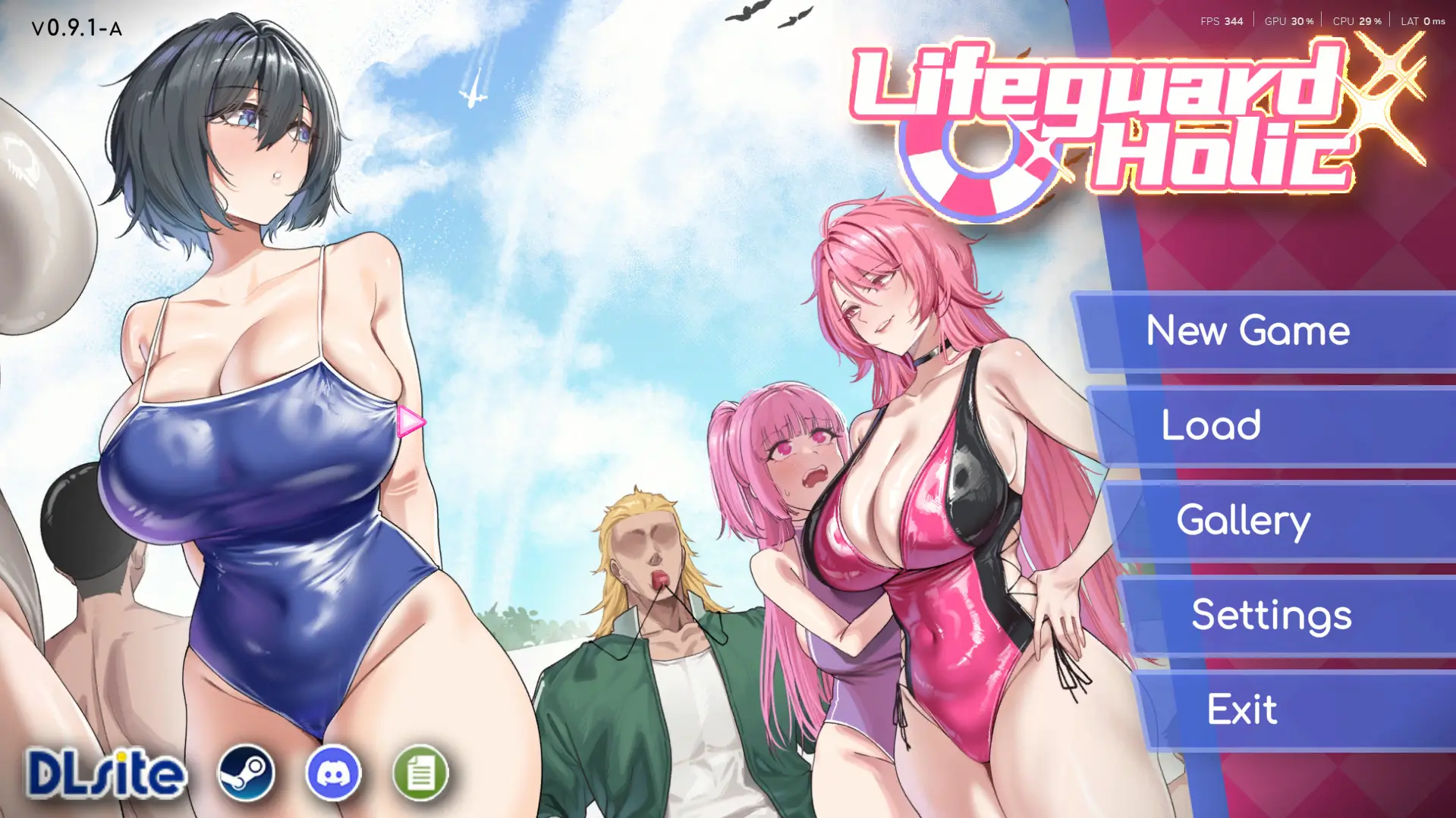 Lifeguard Holic cover 1.1 – Ren'Py adult game by Tiramisu/Big S Studio free download