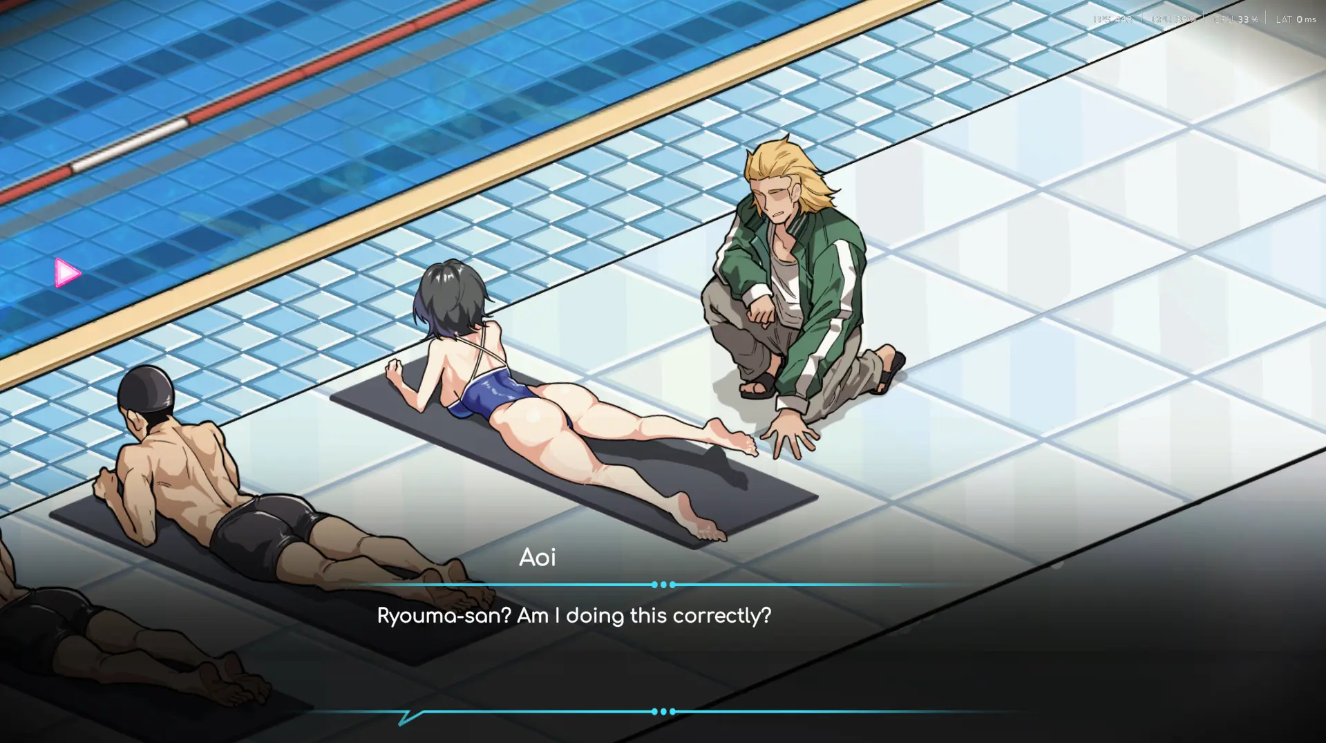Lifeguard Holic gameplay screenshot 11 (Ren'Py adult game) by Tiramisu/Big S Studio – free download