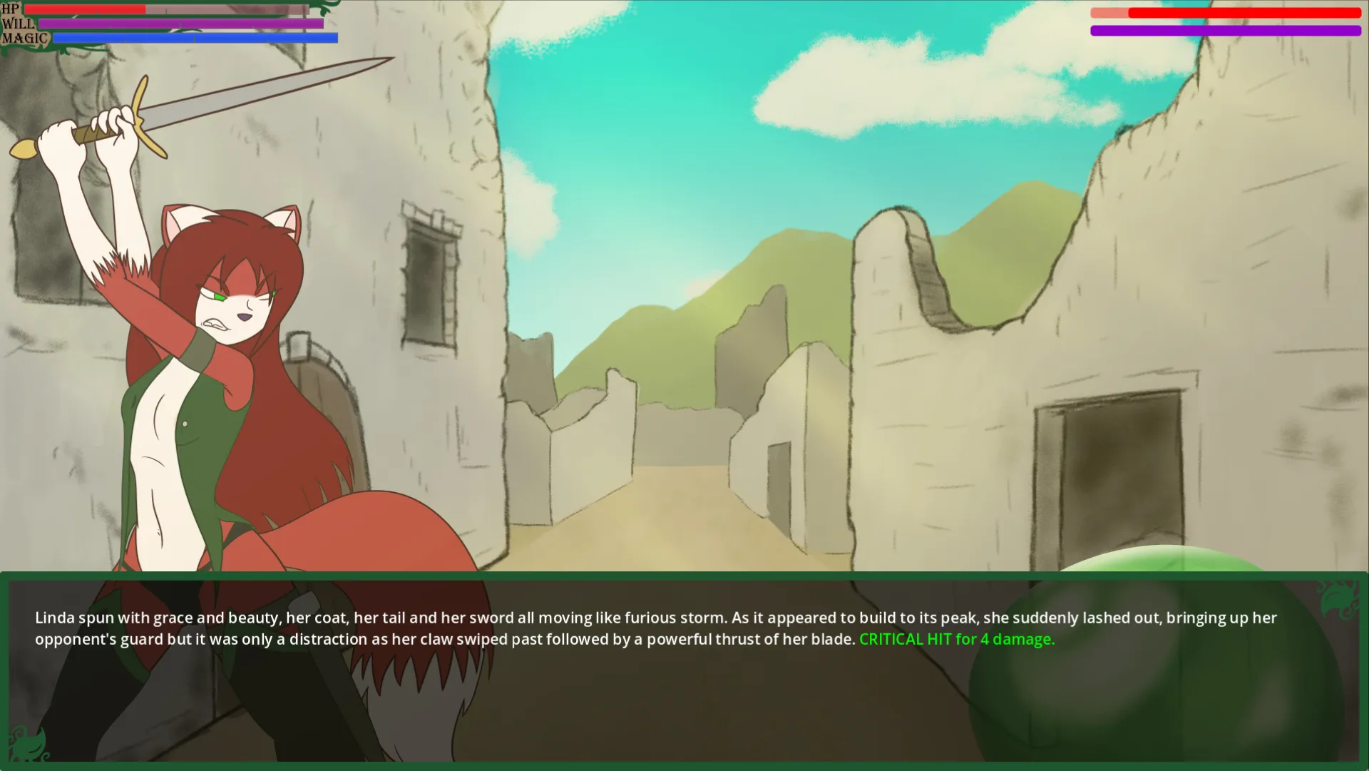 Warrior of the North Wood gameplay screenshot 7 (Others adult game) by CarolineTheWoof – free download