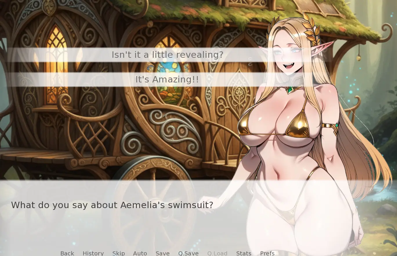 Newlywed’s Tour of the Realm gameplay screenshot 3 (Ren'Py adult game) by Fishloaf – free download