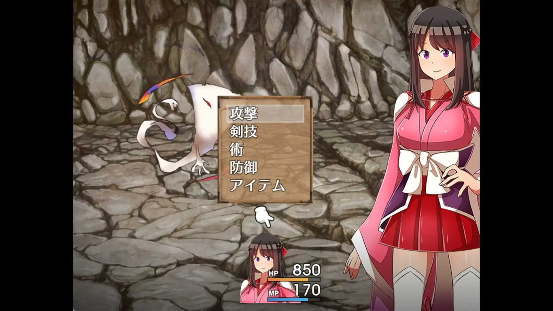 Oni-no-Kuni: Miozuki’s Descent gameplay screenshot 4 (RPGM adult game) by IOLiTE – free download