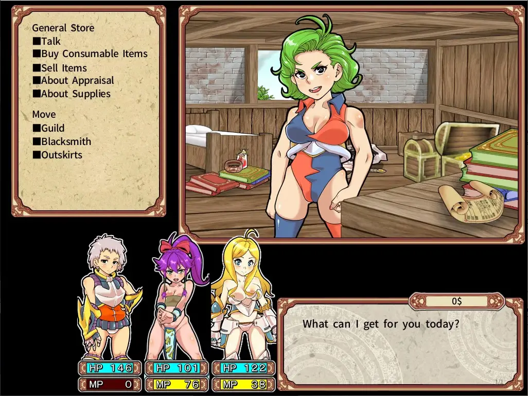 Dungeon of Erotic Master Reboot gameplay screenshot 1 (Others adult game) by Rusimarudou – free download