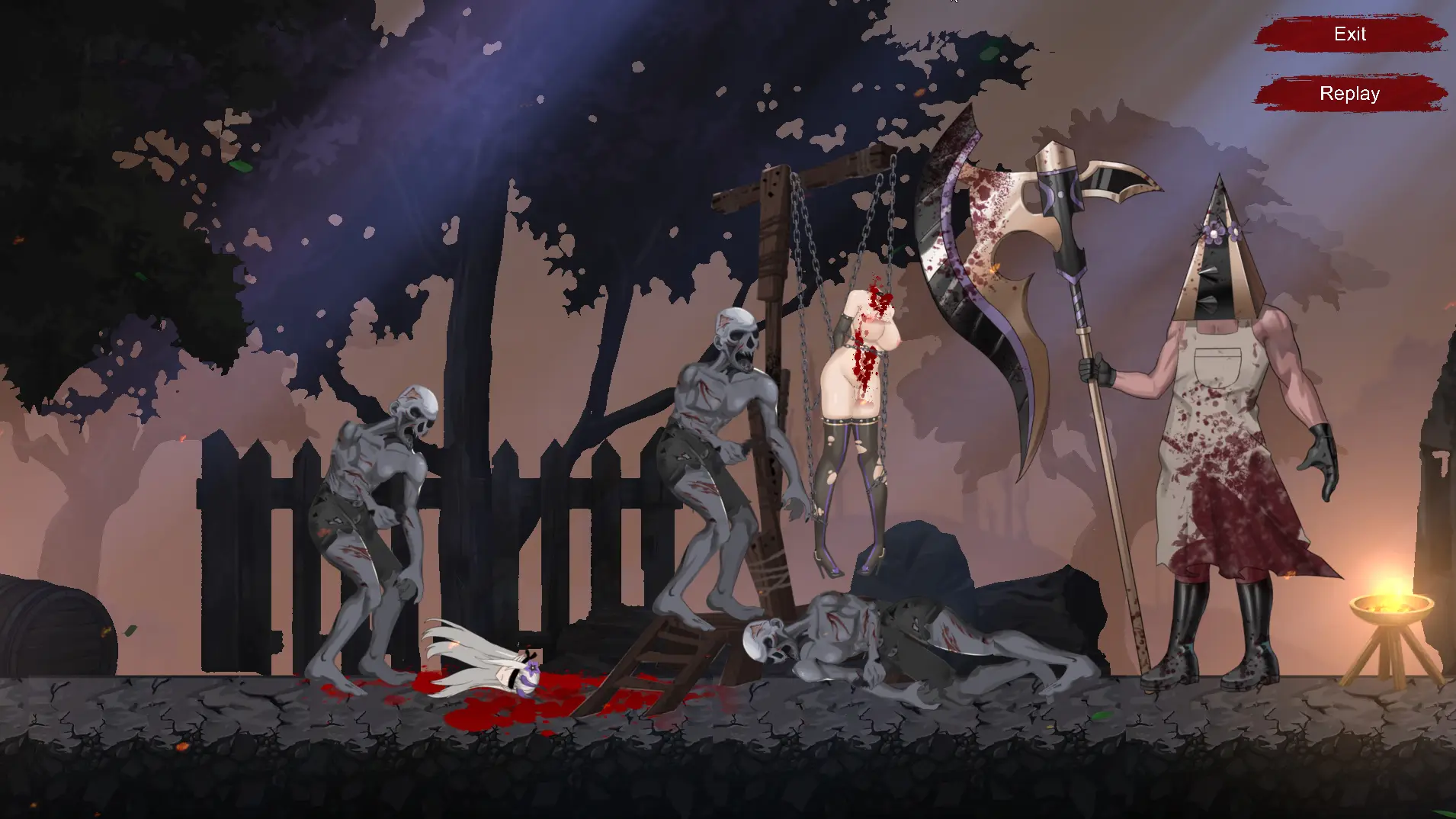 The Witch of the End gameplay screenshot 5 (Unity adult game) by K.O Workshop – free download