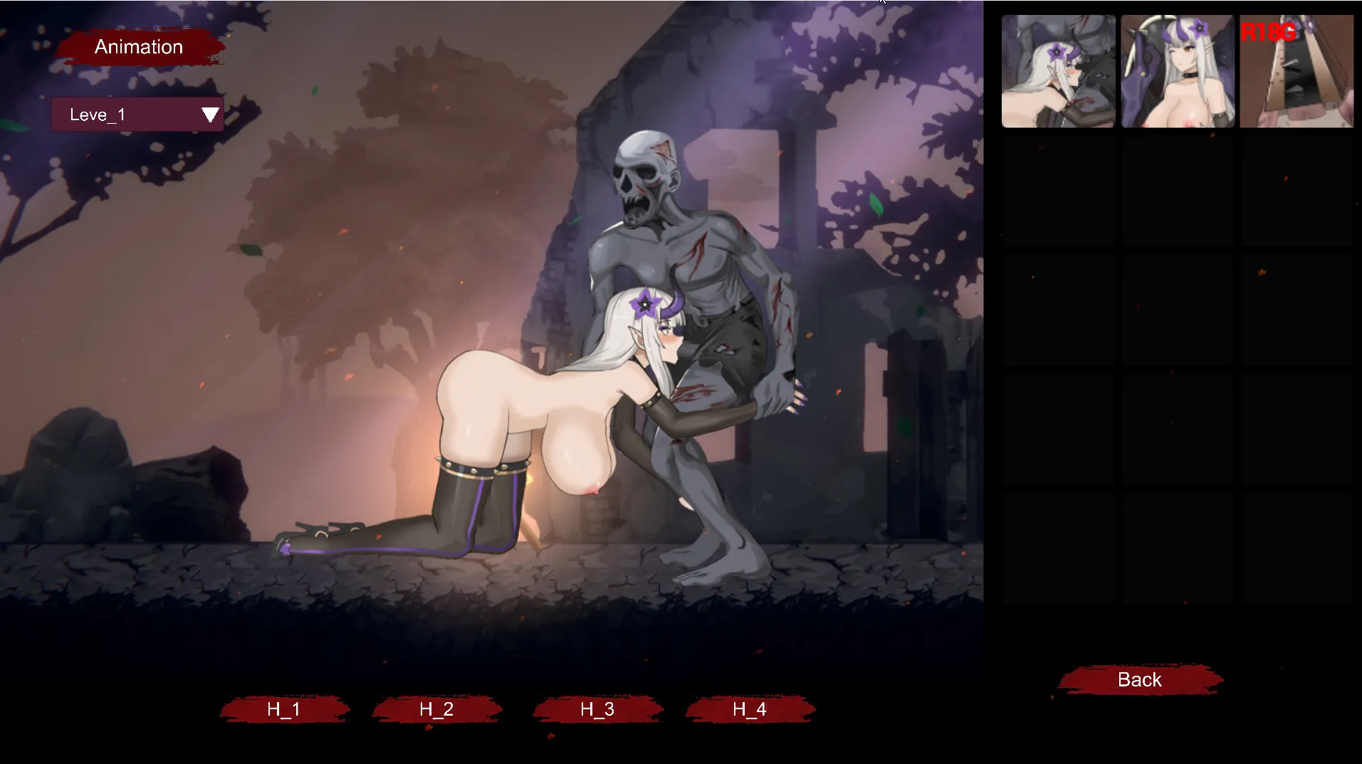 The Witch of the End gameplay screenshot 4 (Unity adult game) by K.O Workshop – free download