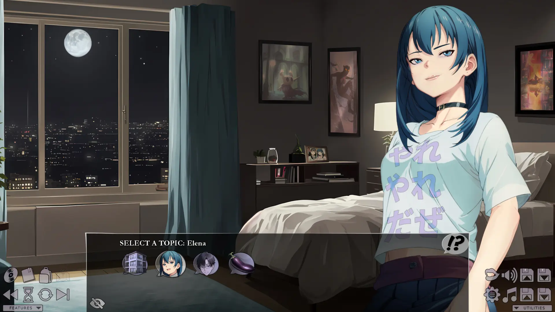 Dating Elena gameplay screenshot 2 (Ren'Py adult game) by Gobbo After Dark – free download
