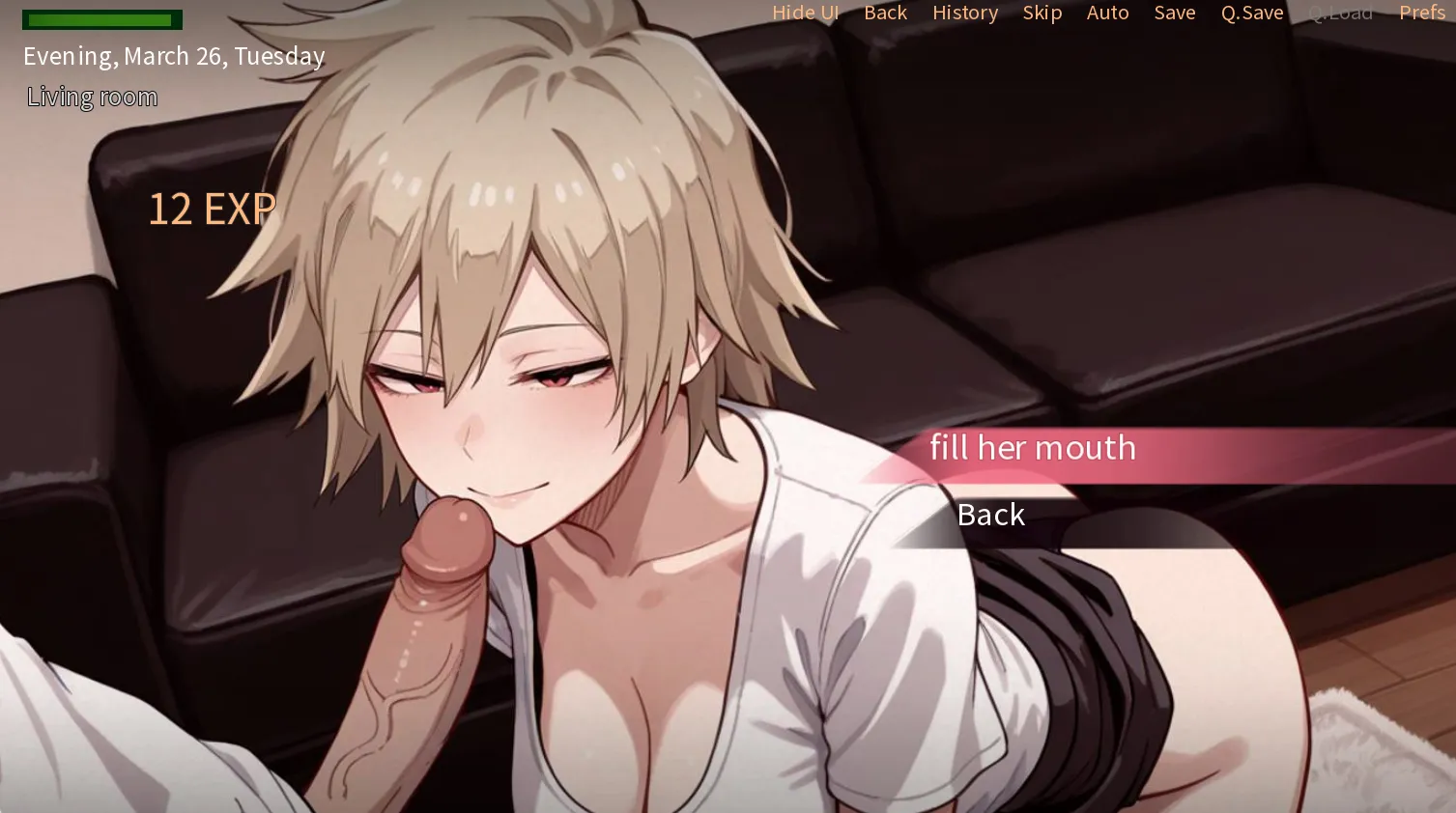 A Night With Mitsuki Bakugou EXTRA gameplay screenshot 3 (Ren'Py adult game) by DoujinSoft – free download