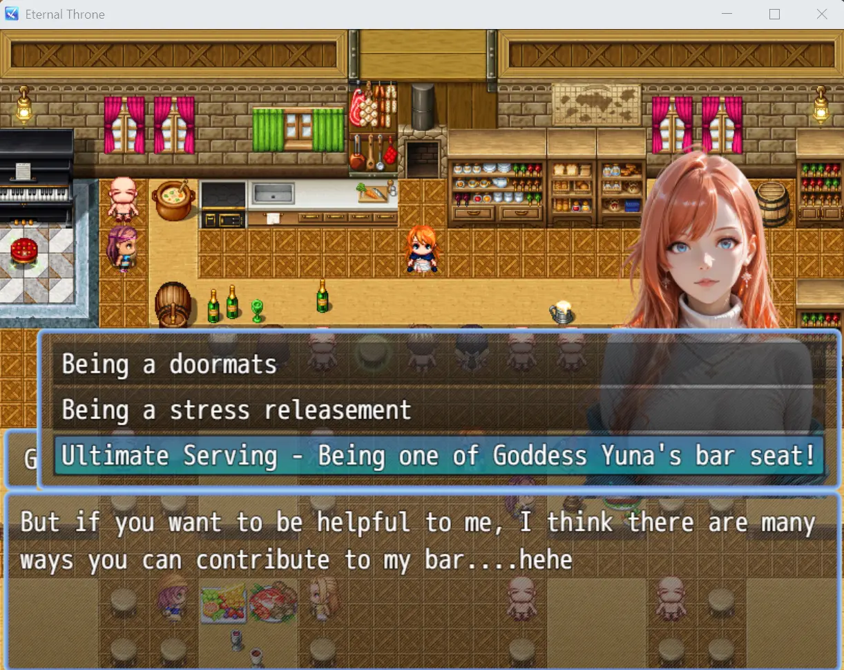 Eternal Throne gameplay screenshot 12 (RPGM adult game) by GoddessRaiden – free download