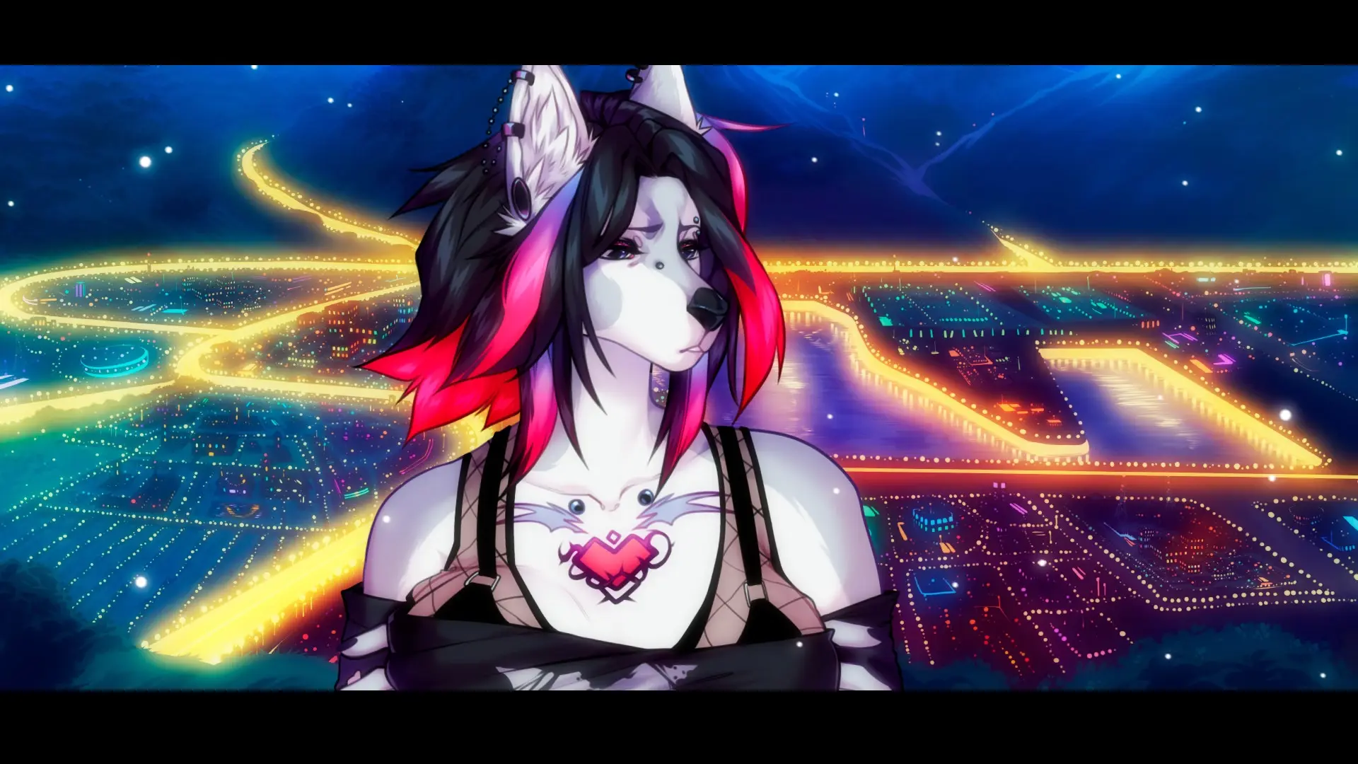 Night of Love gameplay screenshot 2 (Ren'Py adult game) by Dirty Fox Games – free download