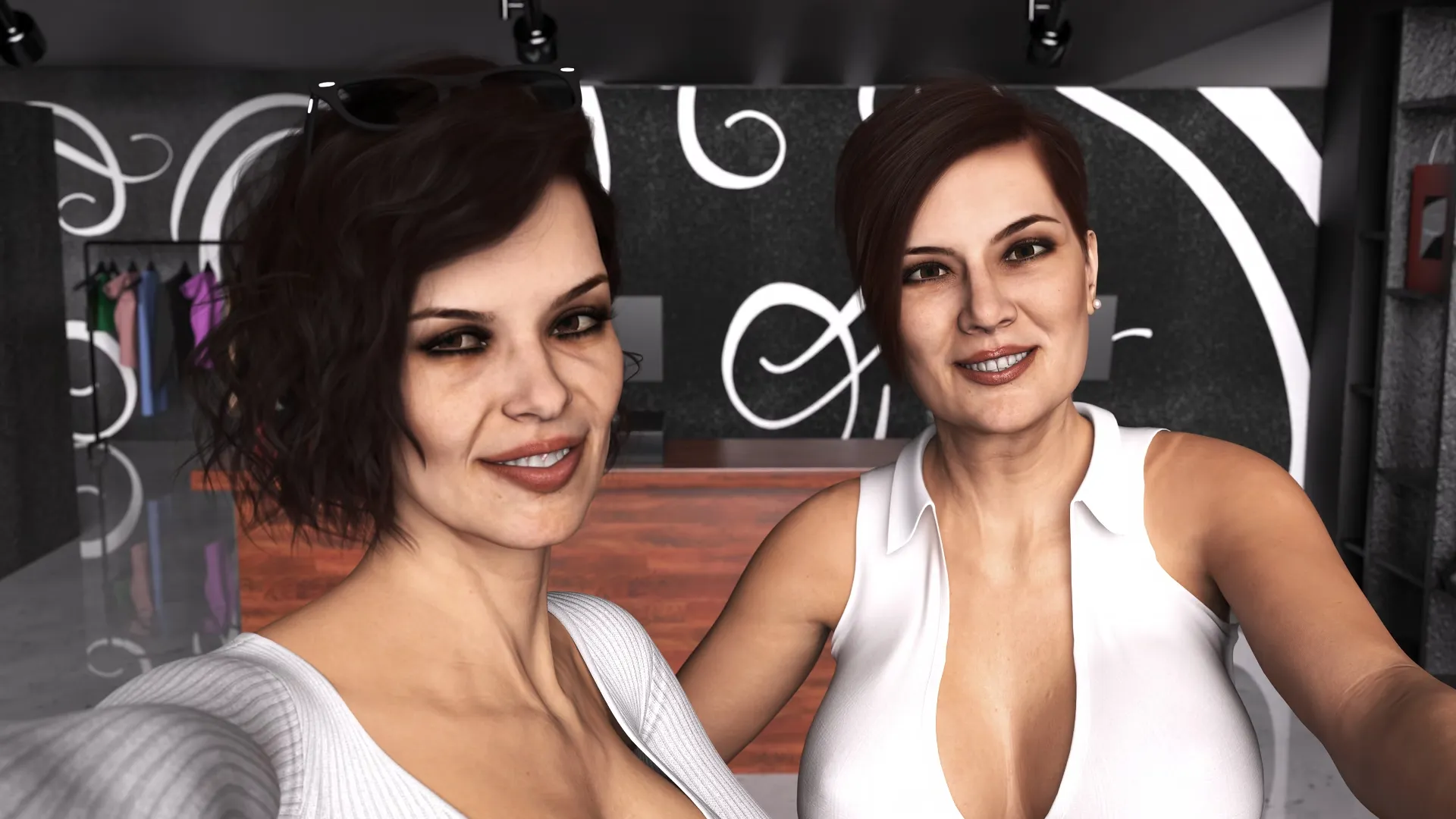 Kelly’s Family : Mother in law REMAKE gameplay screenshot 4 (Ren'Py adult game) by K84 – free download