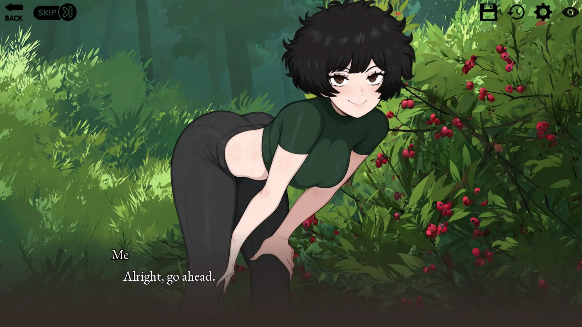 Wilderness with Tomboy gameplay screenshot 15 (Ren'Py adult game) by Rodrigo Piedras – free download