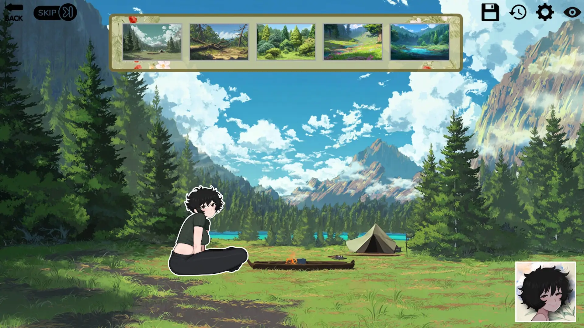 Wilderness with Tomboy gameplay screenshot 13 (Ren'Py adult game) by Rodrigo Piedras – free download