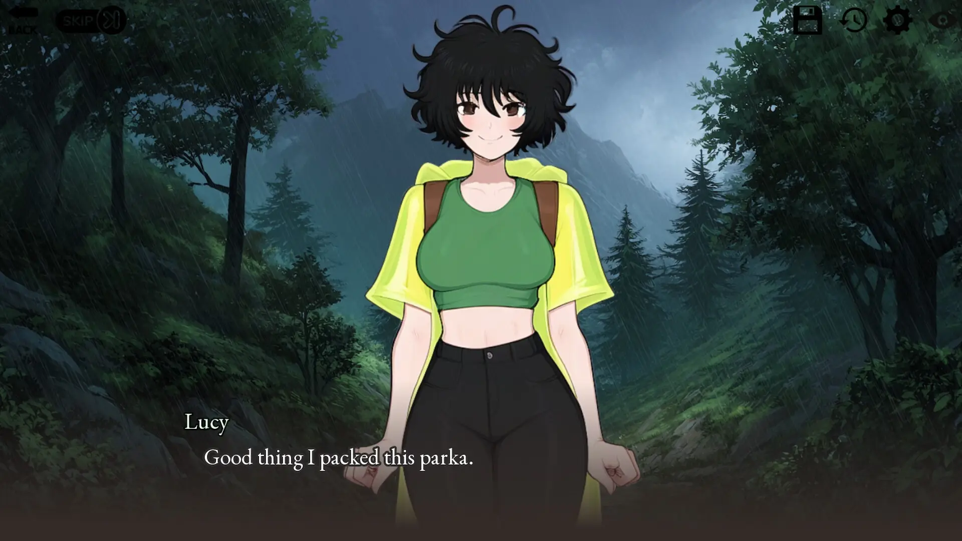 Wilderness with Tomboy gameplay screenshot 14 (Ren'Py adult game) by Rodrigo Piedras – free download