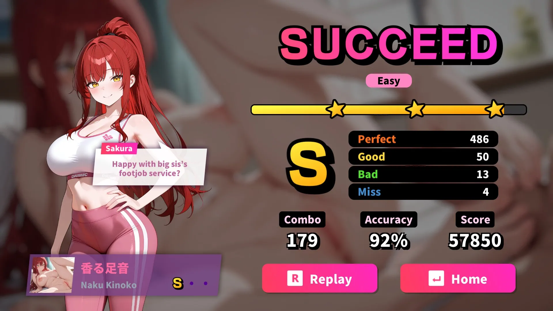 Sex Beats gameplay screenshot 2 (Unity adult game) by Naku Kinoko – free download