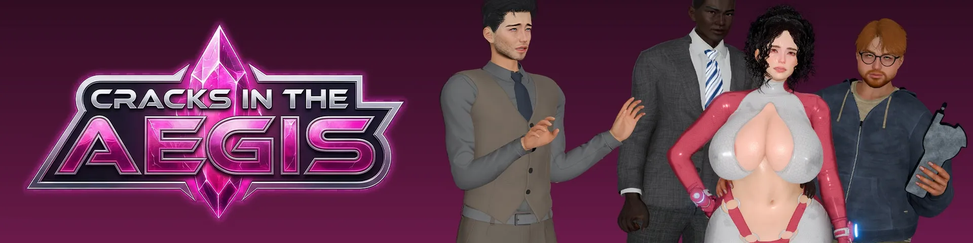 Cracks in the Aegis: A Superheroine NTR Story cover 0.1 – Ren'Py adult game by Aleksandr 14 free download