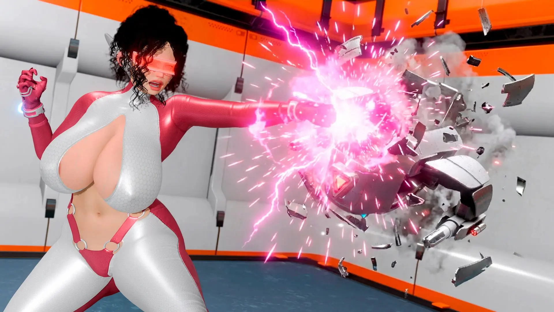 Cracks in the Aegis: A Superheroine NTR Story gameplay screenshot 4 (Ren'Py adult game) by Aleksandr 14 – free download