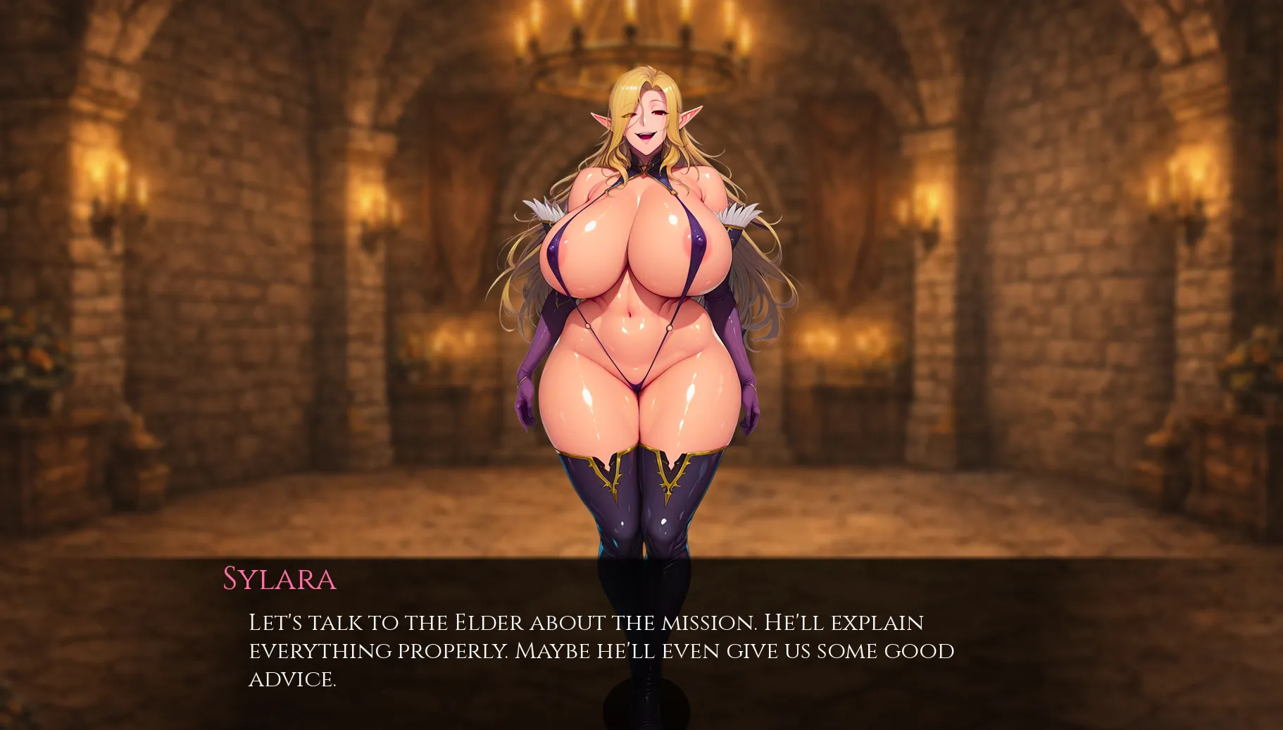 Whispers of The Cursed Ring gameplay screenshot 1 (Ren'Py adult game) by NØHope – free download